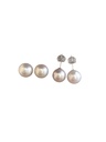 18K White Gold 8MM Round Freshwater Pearls