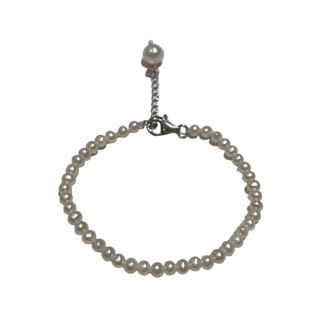 3-4MM Round Freshwater Pearl Bracelet